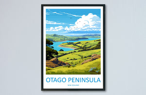 Otago Peninsula Travel Print