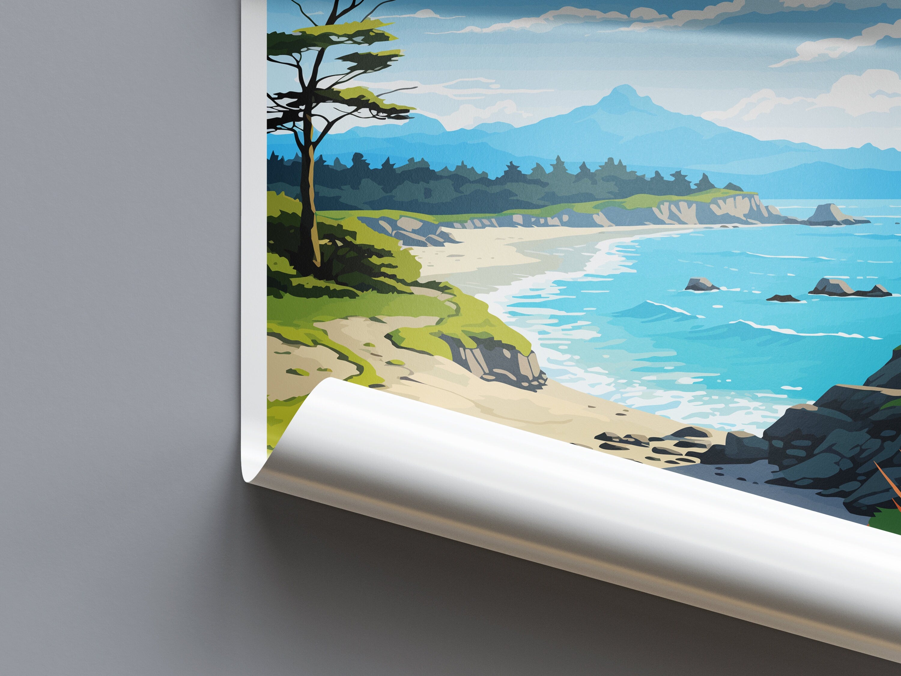 Rakiura National Park Travel Print