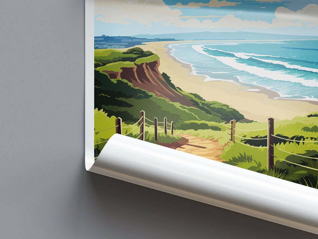 Fort Funston Travel Print Wall Art Fort Funston Wall Hanging Home Décor Fort Funston Gift Art Lovers California Art Lover Gift Fort Funston