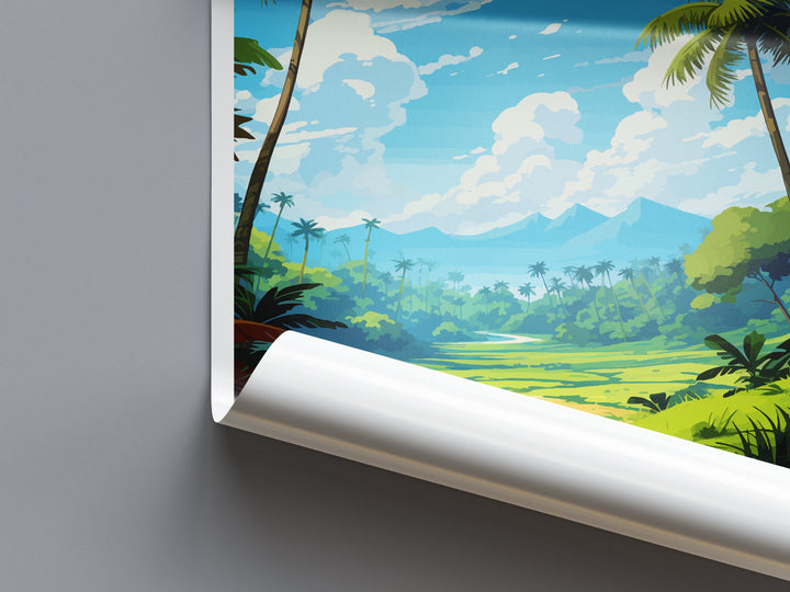 Uvita Travel Print Wall Art Uvita Wall Hanging Home Décor Uvita Gift Art Lovers Wall Art Costa Rica Wall Art Uvita Travel Print