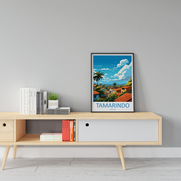 Tamarindo Travel Print Wall Art Tamarindo Wall Hanging Home Décor Tamarindo Gift Art Lovers Wall Art Costa Rica Wall Art