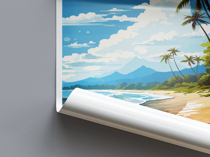 Playa Flamingo Travel Print Wall Art Playa Flamingo Wall Hanging Home Décor Playa Flamingo Gift Art Lovers Wall Art Costa Rica Wall Art
