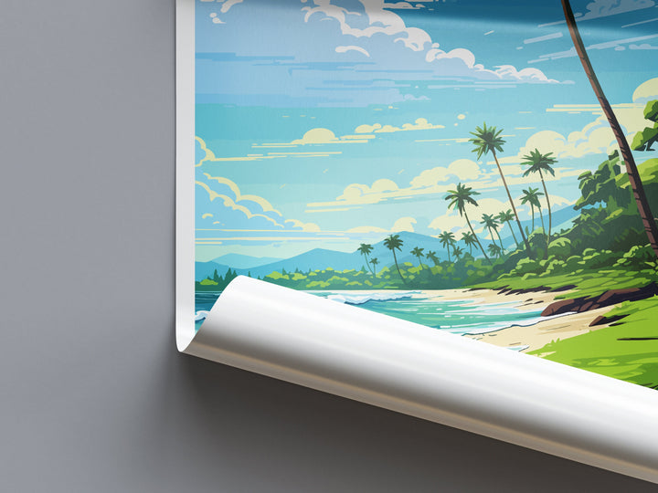 Osa Peninsula Travel Print Wall Art Osa Peninsula Wall Hanging Home Décor Osa Peninsula Gift Art Lovers Wall Art Costa Rica Wall Art