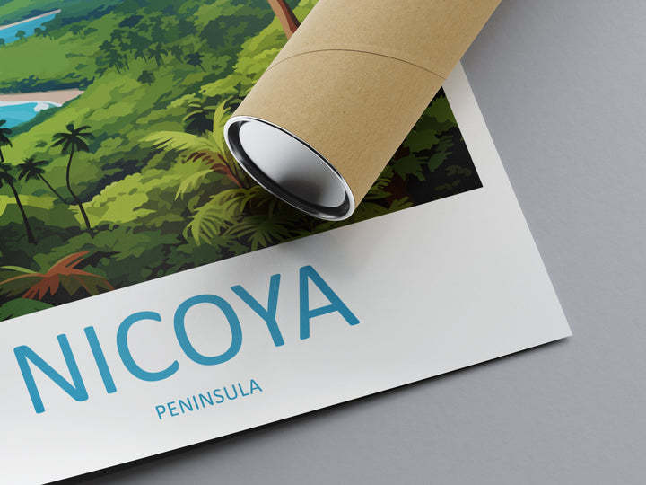 Nicoya Peninsula Travel Print Wall Art Nicoya Peninsula Wall Hanging Home Décor Nicoya Peninsula Gift Art Lovers Wall Art Costa Rica Art