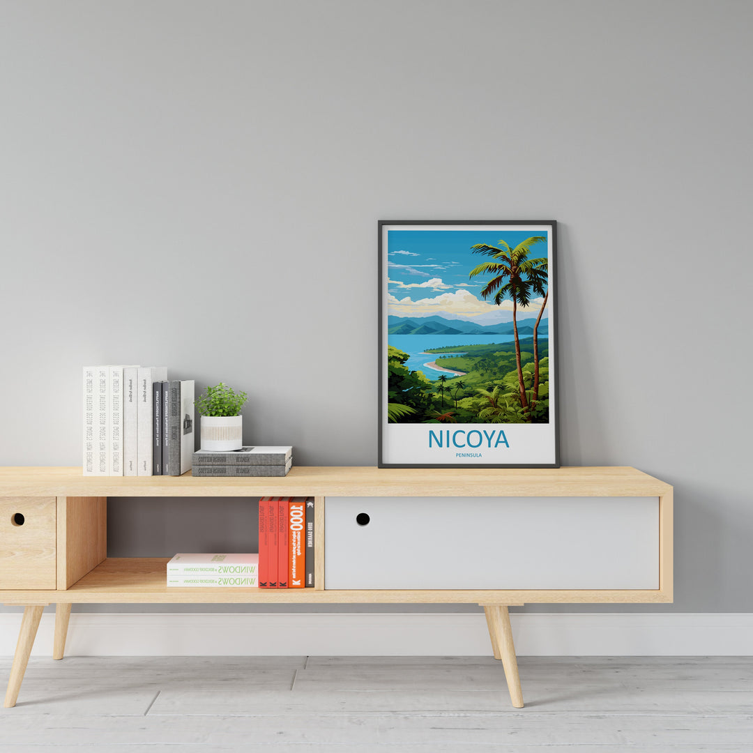 Nicoya Peninsula Travel Print Wall Art Nicoya Peninsula Wall Hanging Home Décor Nicoya Peninsula Gift Art Lovers Wall Art Costa Rica Art