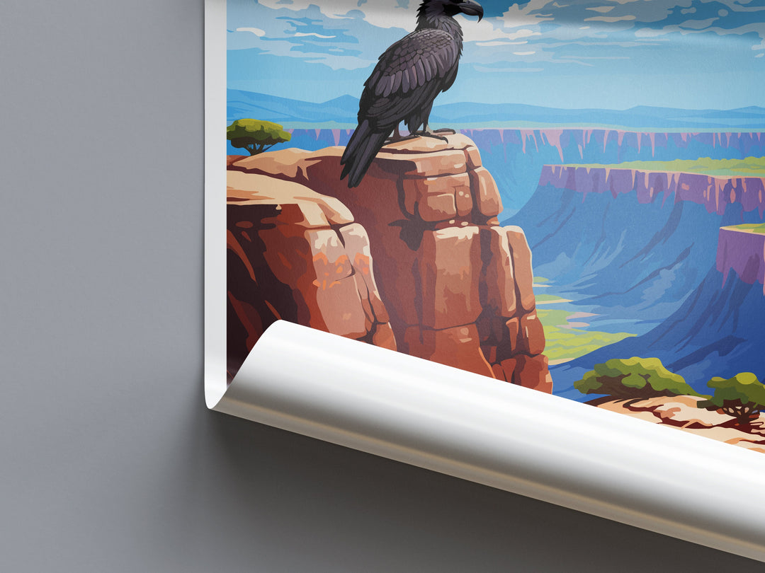 Grand Canyon National Park Travel Print Wall Art Grand Canyon Wall Hanging Home Décor Grand Canyon Gift Art Lovers Arizona Art Lover Gift