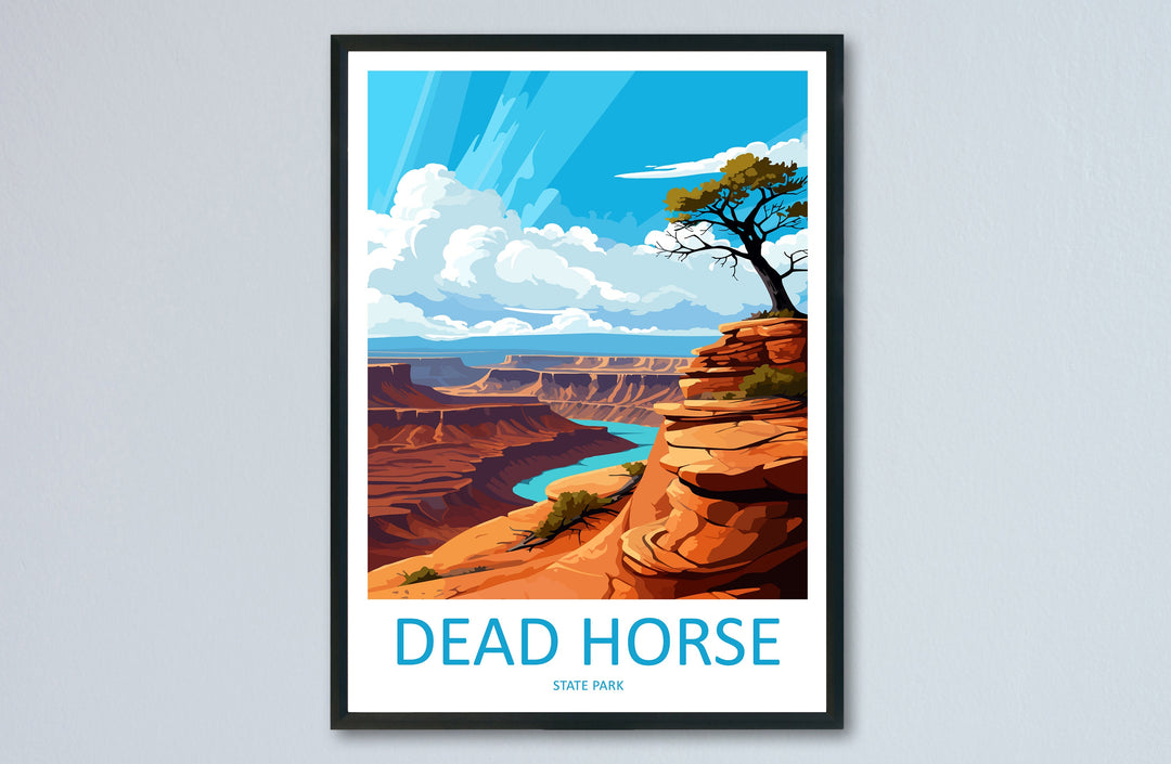 Dead Horse State Park Travel Print Wall Art Dead Horse State Park Wall Hanging Home Décor Dead Horse Art Lovers Utah Art Lover Gift