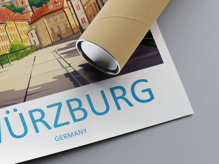 Würzburg Travel Print Wall Art Würzburg Wall Hanging Home Decor Würzburg Gift Art Lovers Wall Art Print Art Würzburg Germany