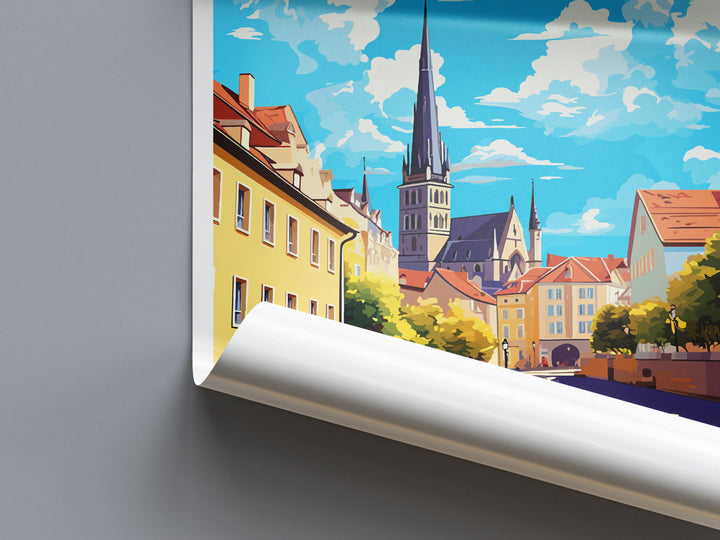 Regensburg Travel Print Wall Art Regensburg Wall Hanging Home Decor Regensburg Gift Art Lovers Wall Art Print Art Regensburg Germany
