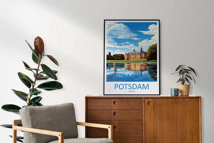 Potsdam Travel Print Wall Art Potsdam Wall Hanging Home Decor Potsdam Gift Art Lovers Wall Art Print Art Potsdam Germany