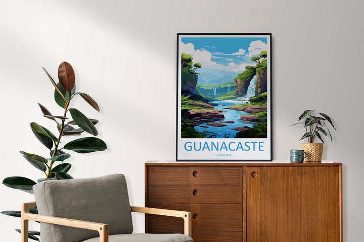 Guanacaste Travel Print Wall Art Guanacaste Wall Hanging Home Décor Guanacaste Gift Art Lovers Wall Art Costa Rica Art Wall Art Gift
