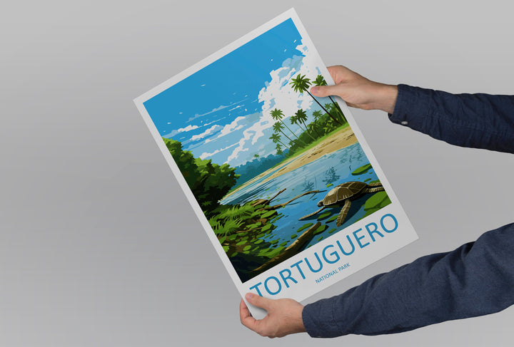 Tortuguero National Park Travel Print Wall Art Tortuguero Wall Hanging Home Décor Tortuguero Gift Art Lovers Wall Art Costa Rica Art