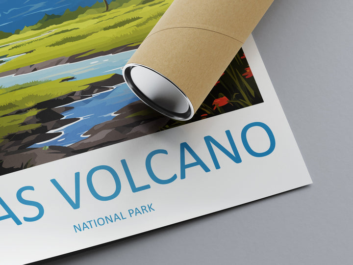 Poas Volcano National Park Travel Print Wall Art Poas Volcano National Park Wall Hanging Home Décor Poas Volcano Park Gift Art Lovers