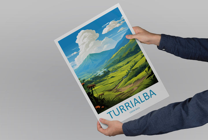 Turrialba Travel Print Wall Art Turrialba Wall Hanging Home Décor Turrialba Gift Art Lovers Costa Rica Wall Art