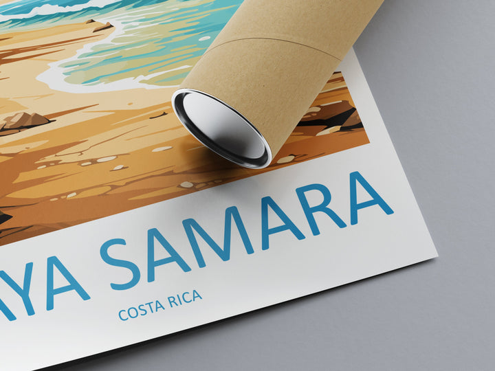 Samara Beach Travel Print Wall Art Samara Beach Wall Hanging Home Décor Samara Beach Gift Art Lovers Costa Rica Wall Art Costa Rica Travel
