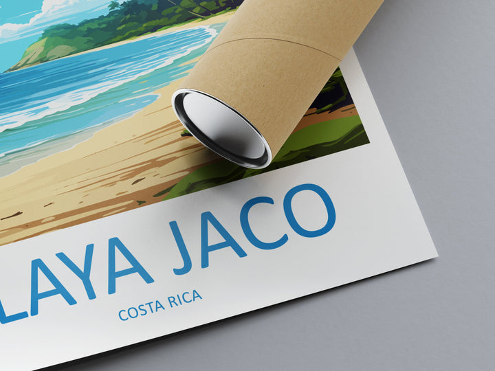 Playa Jaco Travel Print Wall Art Playa Jaco Wall Hanging Home Décor Playa Jaco Gift Art Lovers Costa Rica Wall Art Costa Rica Travel