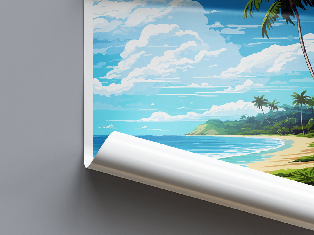Playa Jaco Travel Print Wall Art Playa Jaco Wall Hanging Home Décor Playa Jaco Gift Art Lovers Costa Rica Wall Art Costa Rica Travel