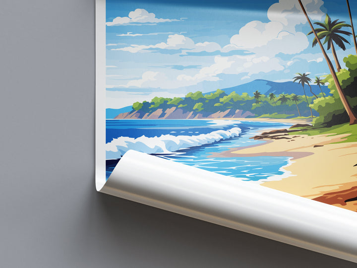Playa Hermosa Travel Print Wall Art Playa Hermosa Wall Hanging Home Décor Playa Hermosa Gift Art Lovers Costa Rica Wall Art Costa Rica