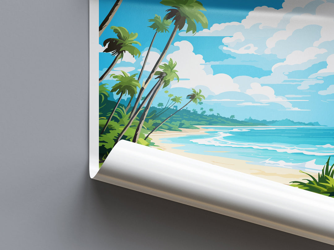 Playa Grande Travel Print Wall Art Playa Grande Wall Hanging Home Décor Playa Grande Gift Art Lovers Costa Rica Wall Art Costa Rica