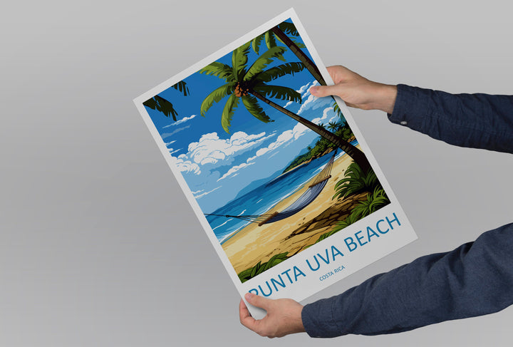 Punta Uva Beach Travel Print Wall Art Punta Uva Beach Wall Hanging Home Décor Punta Uva Beach Gift Art Lovers Costa Rica Wall Art Costa Rica