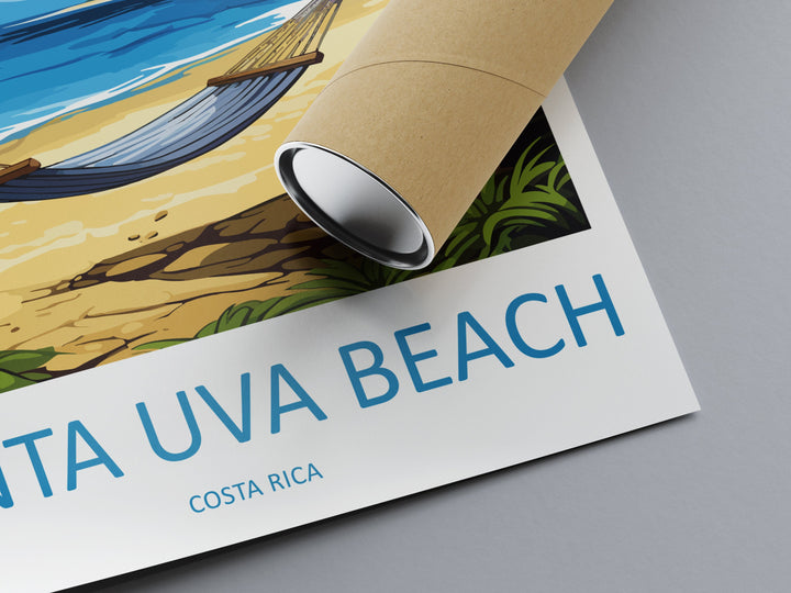 Punta Uva Beach Travel Print Wall Art Punta Uva Beach Wall Hanging Home Décor Punta Uva Beach Gift Art Lovers Costa Rica Wall Art Costa Rica