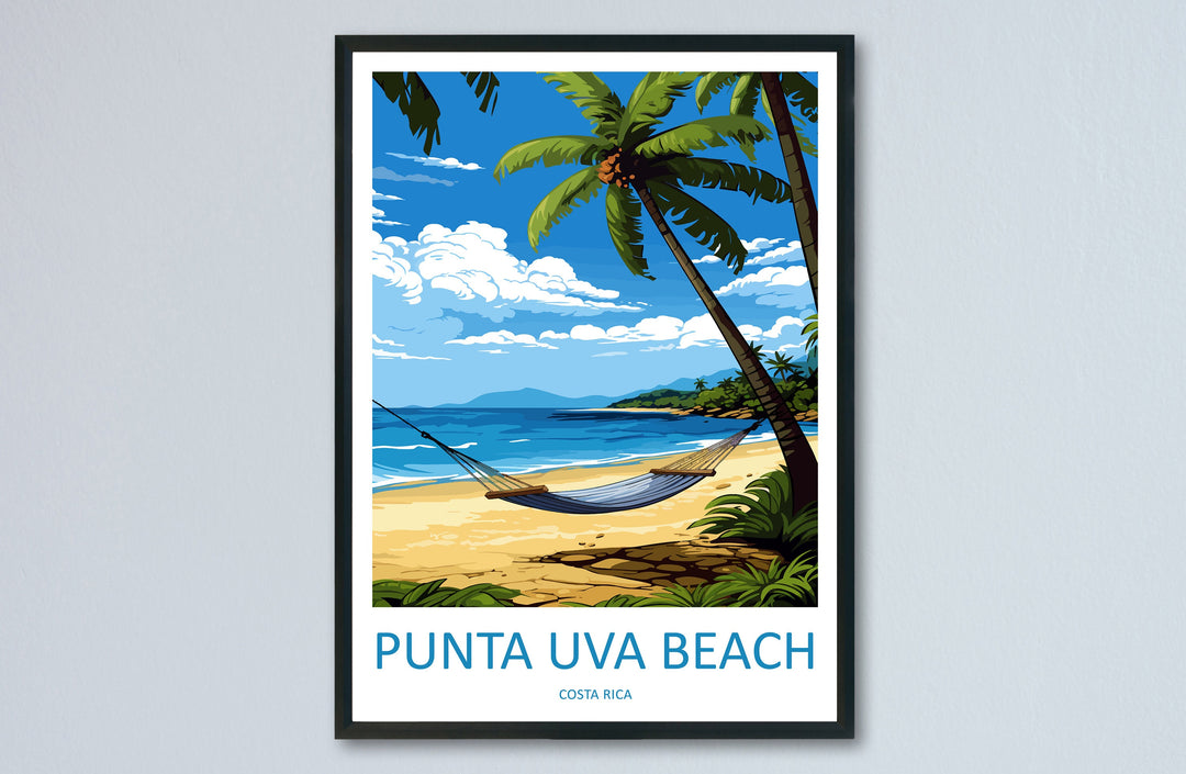 Punta Uva Beach Travel Print Wall Art Punta Uva Beach Wall Hanging Home Décor Punta Uva Beach Gift Art Lovers Costa Rica Wall Art Costa Rica
