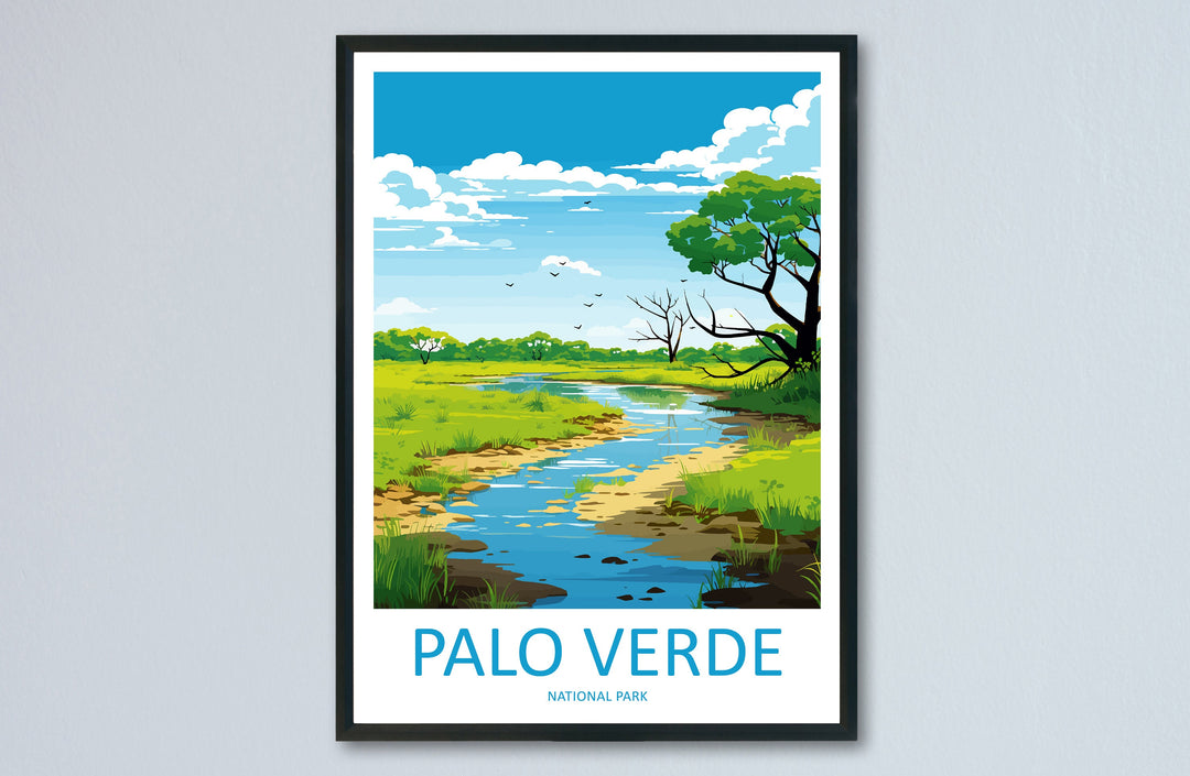 Palo Verde National Park Travel Print Wall Art Palo Verde National Park Wall Hanging Home Décor Palo Verde National Park Gift Art Costa Rica