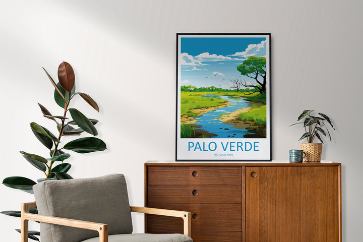 Palo Verde National Park Travel Print Wall Art Palo Verde National Park Wall Hanging Home Décor Palo Verde National Park Gift Art Costa Rica