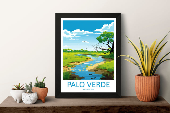 Palo Verde National Park Travel Print Wall Art Palo Verde National Park Wall Hanging Home Décor Palo Verde National Park Gift Art Costa Rica