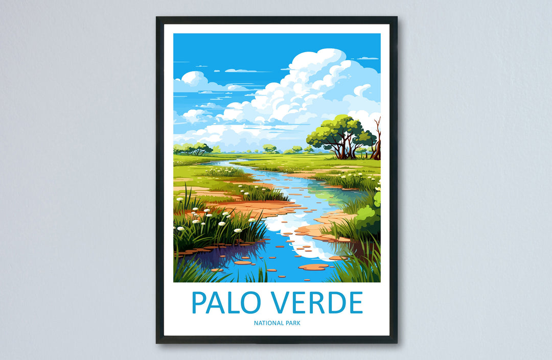 Palo Verde National Park Travel Print Wall Art Palo Verde National Park Wall Hanging Home Décor Palo Verde National Park Gift Art Costa Rica