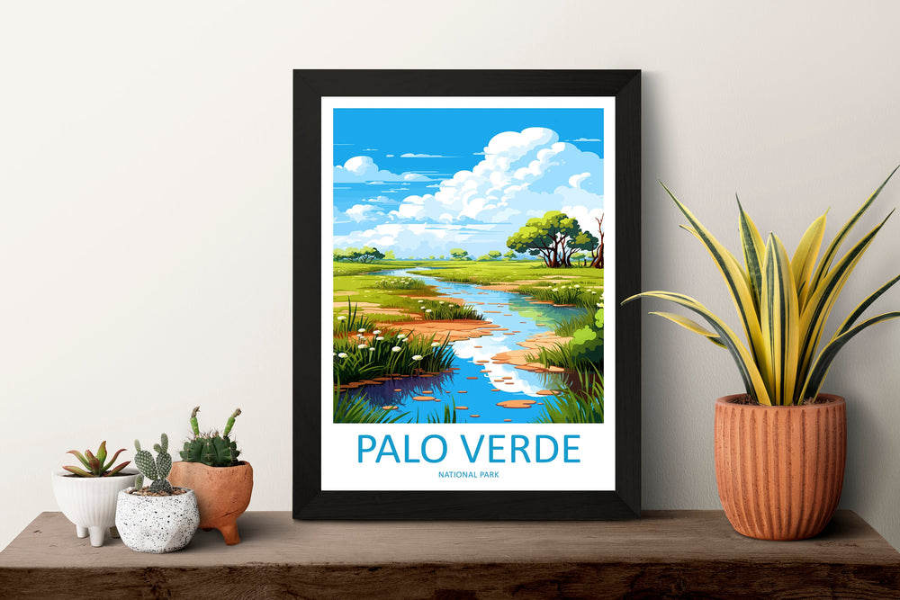 Palo Verde National Park Travel Print Wall Art Palo Verde National Park Wall Hanging Home Décor Palo Verde National Park Gift Art Costa Rica
