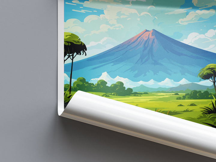 Irazu Volcano National Park Travel Print Wall Art Irazu Volcano Wall Hanging Home Décor Irazu Volcano National Park Gift Art Costa Rica