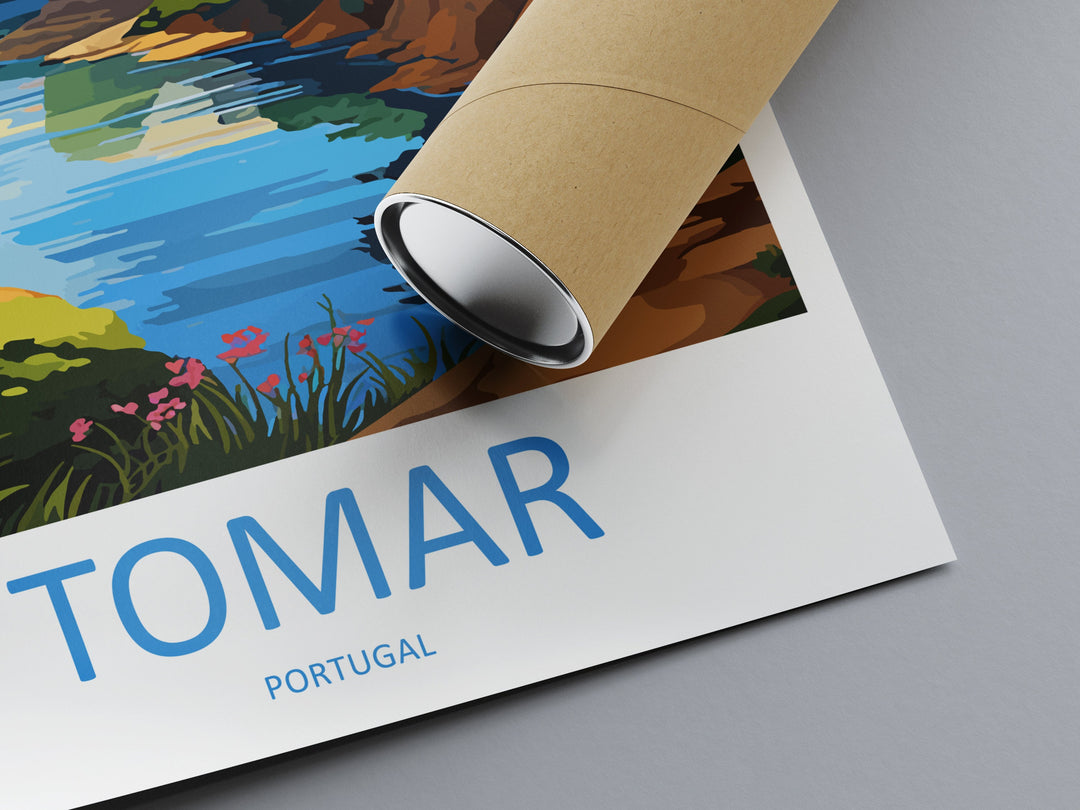 Tomar Travel Print Wall Art Tomar Wall Hanging Home Décor Tomar Gift Art Lovers Portugal Art Lover Gift Tomar Wall Décor