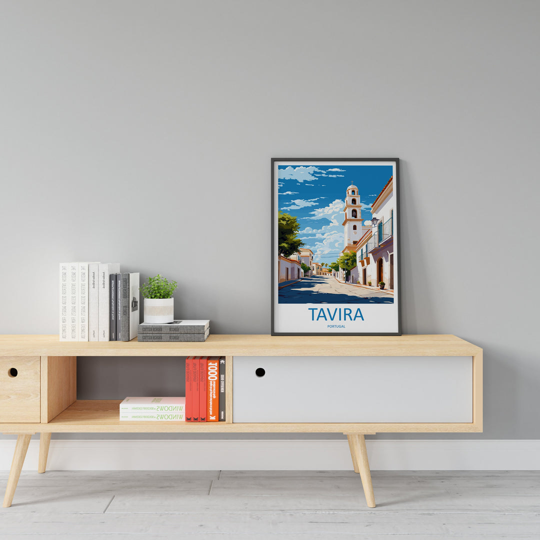 Tavira Travel Print Wall Art Tavira Wall Hanging Home Décor Tavira Gift Art Lovers Portugal Art Lover Gift Tavira Wall Décor