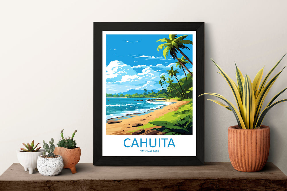 Cahuita National Park Travel Print Wall Art Cahuita Park Wall Hanging Home Décor Cahuita National Park Gift Art Costa Rica