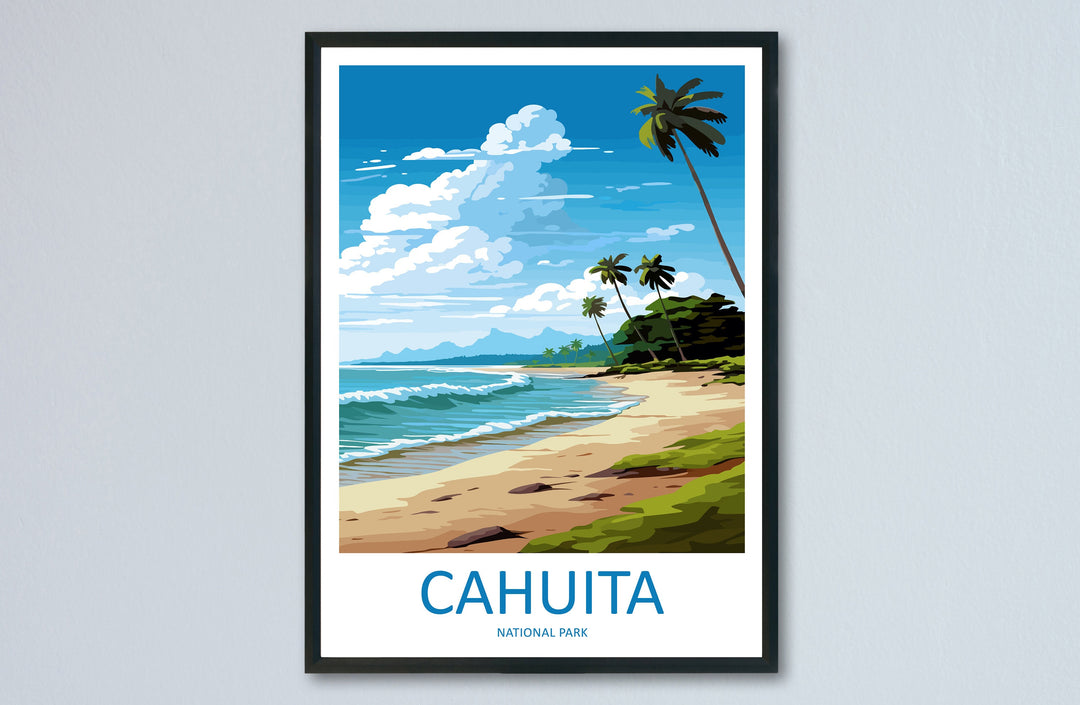 Cahuita National Park Travel Print Wall Art Cahuita Park Wall Hanging Home Décor Cahuita National Park Gift Art Costa Rica