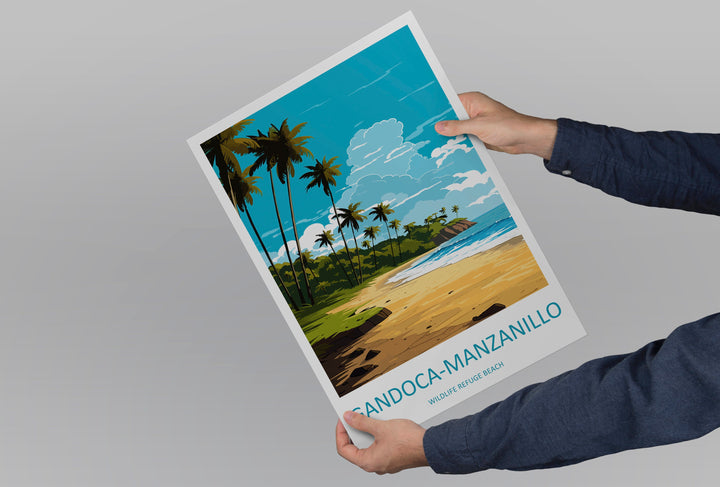 Gandoca-manzanillo Wildlife Refuge Beach Travel Print Wall Art Gandoca-manzanillo Wall Hanging Home Décor Gandoca-manzanillo Art Costa Rica