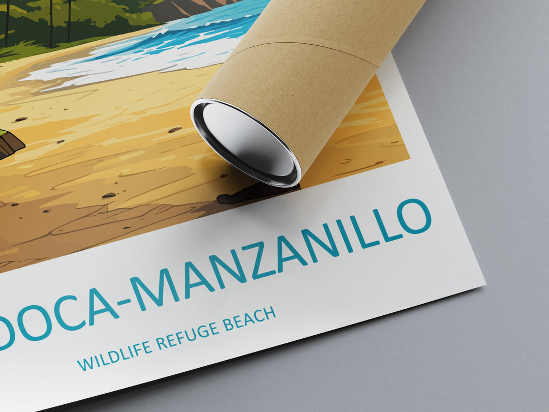 Gandoca-manzanillo Wildlife Refuge Beach Travel Print Wall Art Gandoca-manzanillo Wall Hanging Home Décor Gandoca-manzanillo Art Costa Rica