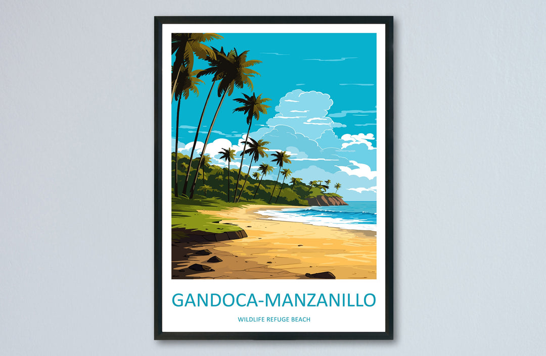 Gandoca-manzanillo Wildlife Refuge Beach Travel Print Wall Art Gandoca-manzanillo Wall Hanging Home Décor Gandoca-manzanillo Art Costa Rica