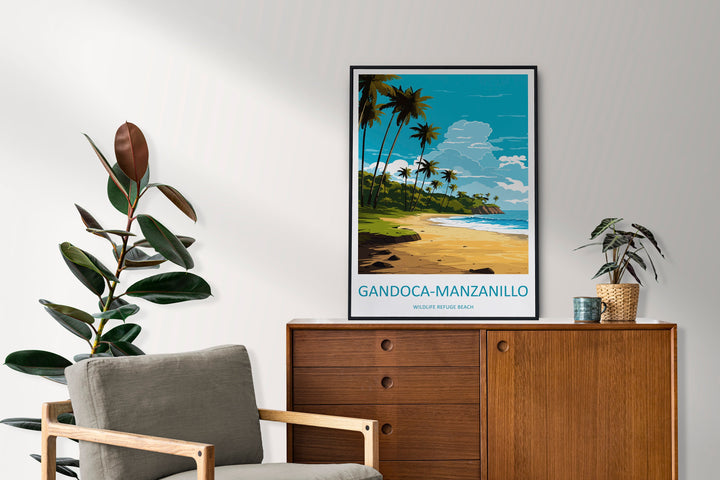 Gandoca-manzanillo Wildlife Refuge Beach Travel Print Wall Art Gandoca-manzanillo Wall Hanging Home Décor Gandoca-manzanillo Art Costa Rica