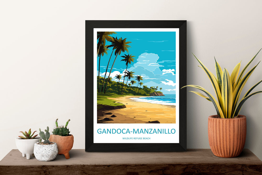 Gandoca-manzanillo Wildlife Refuge Beach Travel Print Wall Art Gandoca-manzanillo Wall Hanging Home Décor Gandoca-manzanillo Art Costa Rica