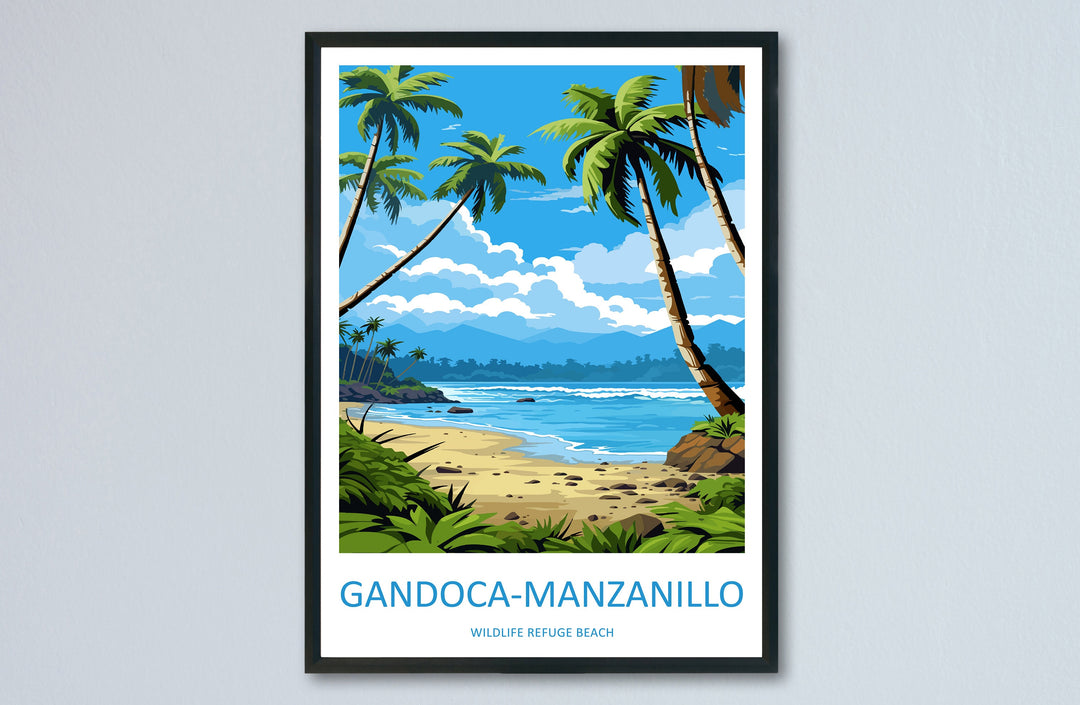 Gandoca-manzanillo Wildlife Refuge Beach Travel Print Wall Art Gandoca-manzanillo Wall Hanging Home Décor Gandoca-manzanillo Art Costa Rica
