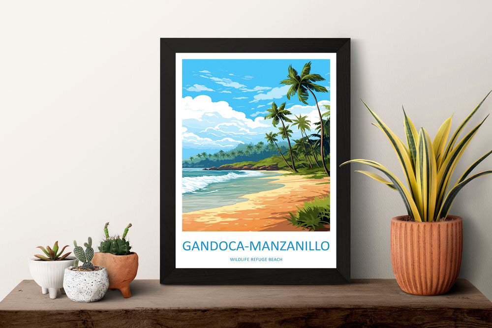 Gandoca-manzanillo Wildlife Refuge Beach Travel Print Wall Art Gandoca-manzanillo Wall Hanging Home Décor Gandoca-manzanillo Art Costa Rica