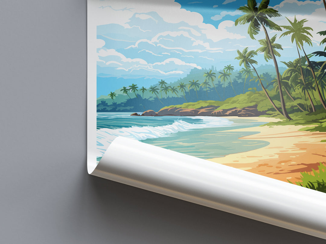 Gandoca-manzanillo Wildlife Refuge Beach Travel Print Wall Art Gandoca-manzanillo Wall Hanging Home Décor Gandoca-manzanillo Art Costa Rica