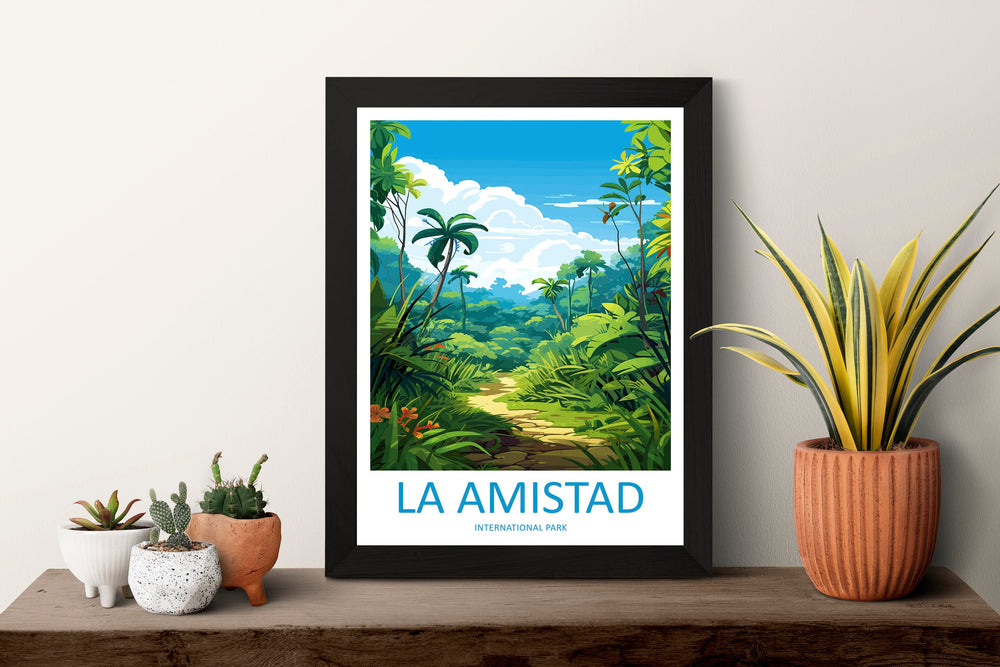 La Amistad National Park Travel Print Wall Art La Amistad Wall Hanging Home Décor La Amistad National Park Gift Art Costa Rica