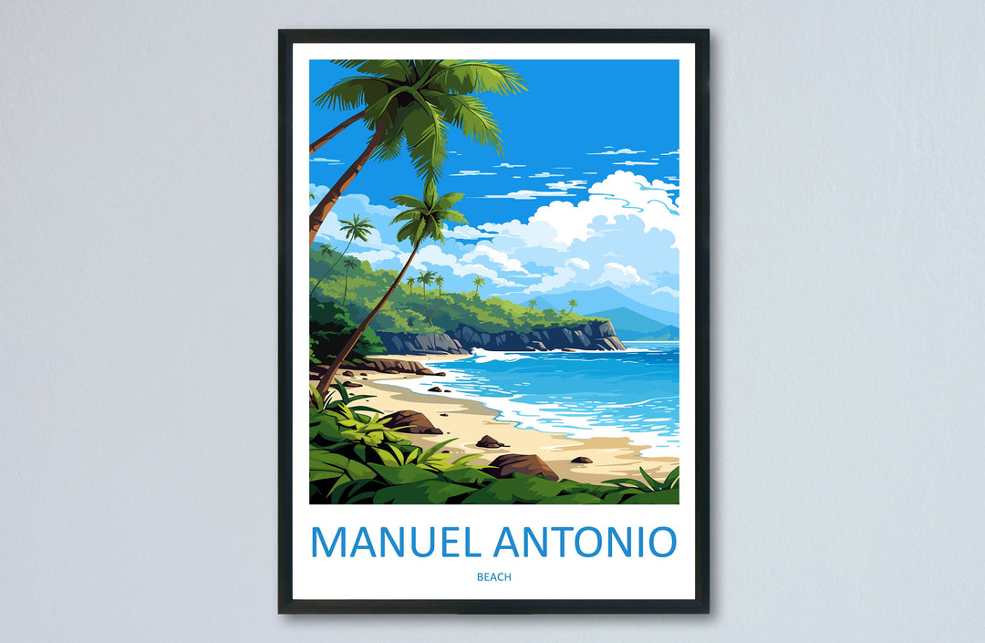 Manuel Antonio Beach Travel Print Wall Art Manuel Antonio Beach Wall Hanging Home Décor Manuel Antonio Beach Gift Art Costa Rica