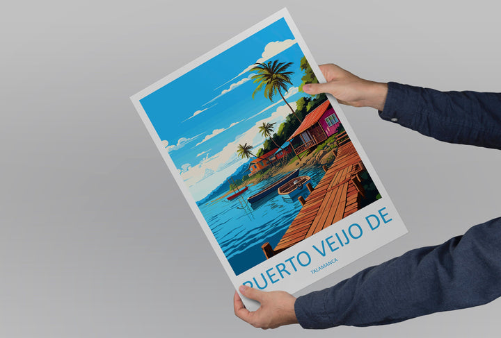 Puerto Viejo de Talamanca Travel Print Wall Art Puerto Viejo de Talamanca Wall Hanging Home Décor Puerto Viejo Talamanca Gift Art Costa Rica