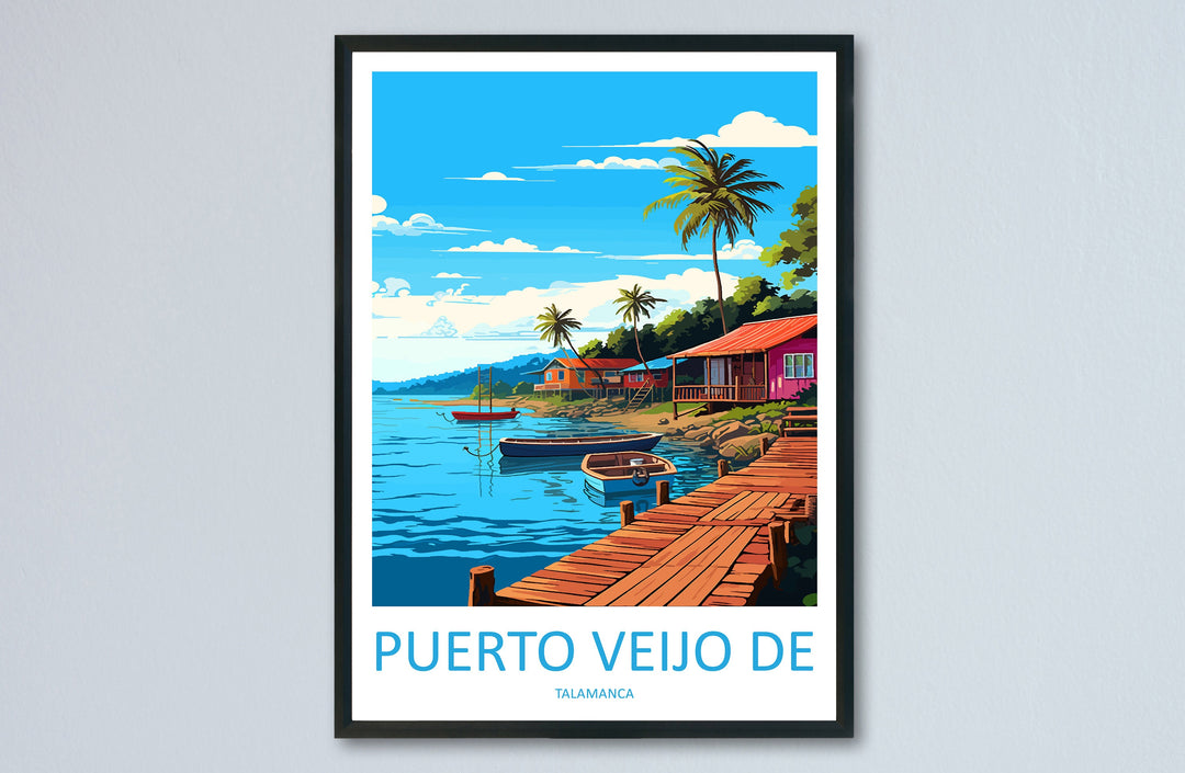 Puerto Viejo de Talamanca Travel Print Wall Art Puerto Viejo de Talamanca Wall Hanging Home Décor Puerto Viejo Talamanca Gift Art Costa Rica