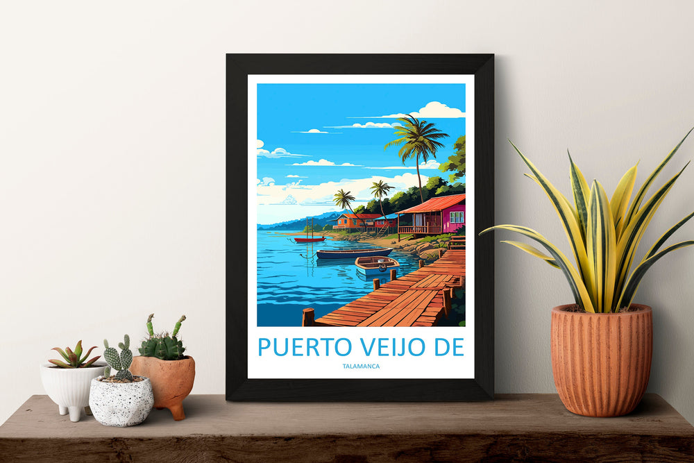 Puerto Viejo de Talamanca Travel Print Wall Art Puerto Viejo de Talamanca Wall Hanging Home Décor Puerto Viejo Talamanca Gift Art Costa Rica