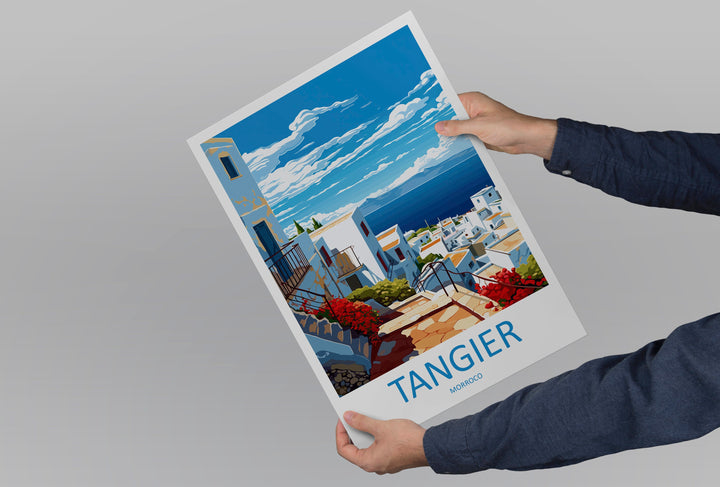 Tangier Travel Print Wall Art Tangier Wall Hanging Home Décor Tangier Gift Art Lovers Morocco Art Lover Gift Wall Art Morocco Art